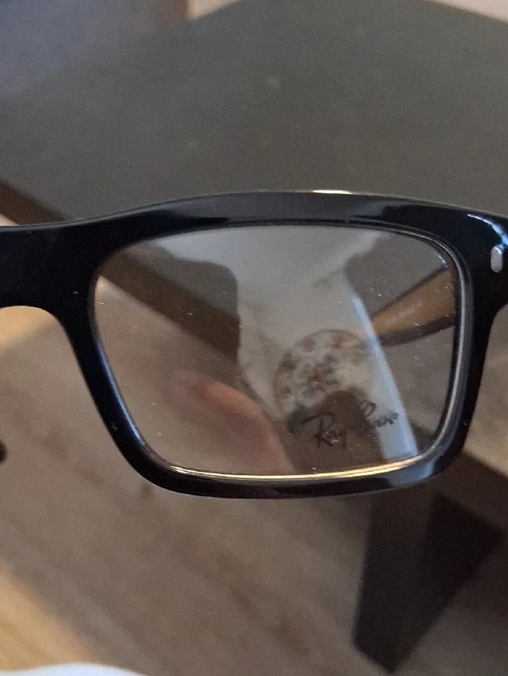 Ray-Ban Black Rectangular Eyeglasses